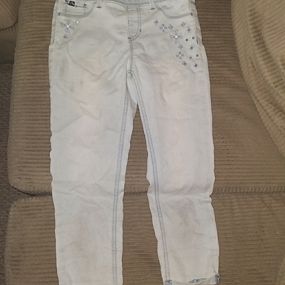 Childrens girls 10-12 LG Jeggings floral design